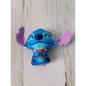McDonald's sippin' Stitch Lilo coconut keychain plush toy figure